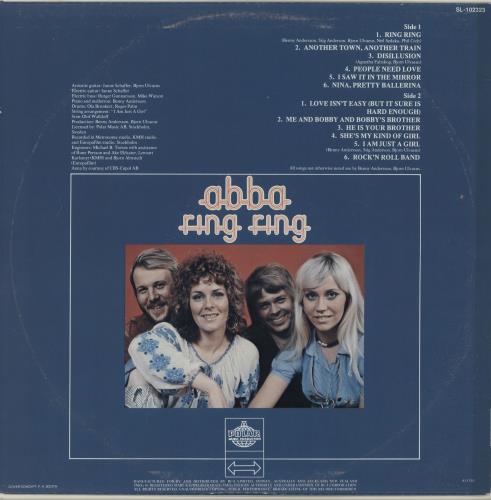 Abba Ring Ring Australian vinyl LP album (LP record) (17964)